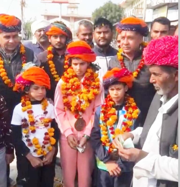 69 वीं राष्ट्रीय स्कूल खेल प्रतियोगिता में सोड़ा निवासी दो जूड़ो खिलाडिय़ों ने जीते स्वर्ण एवं कांस्य पदक